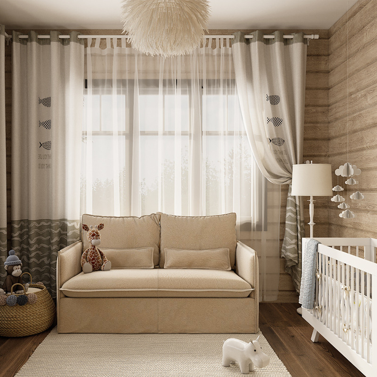 Коттедж из клееного бруса, 350 м². Дизайн интерьера домов и квартир в Москве