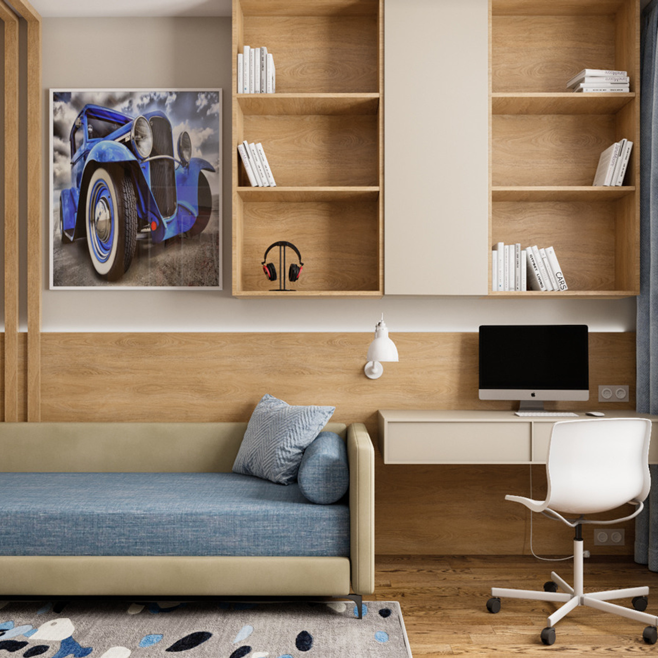 Квартира в г. Одинцово, Московская обл., 78 м². Дизайн интерьера домов и квартир в Москве