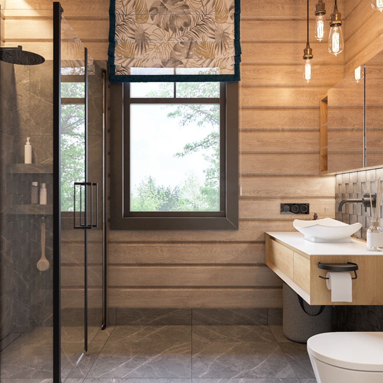 Коттедж из клееного бруса, 350 м². Дизайн интерьера домов и квартир в Москве