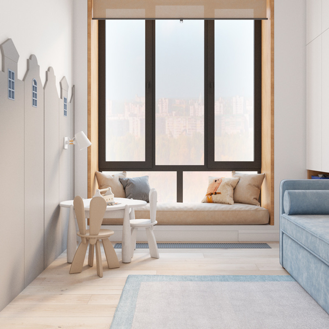 Квартира на Тимирязевской, 56 м². Дизайн интерьера домов и квартир в Москве