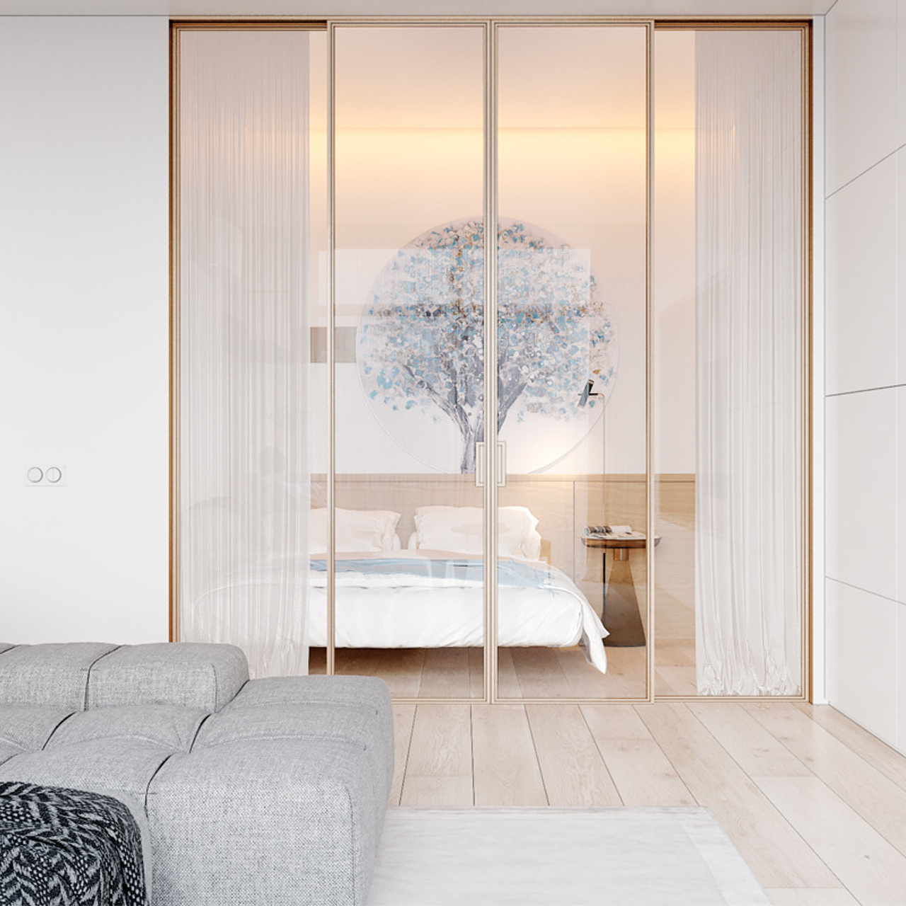 Квартира-студия на Ленинском проспекте, 45 м². Дизайн интерьера домов и квартир в Москве