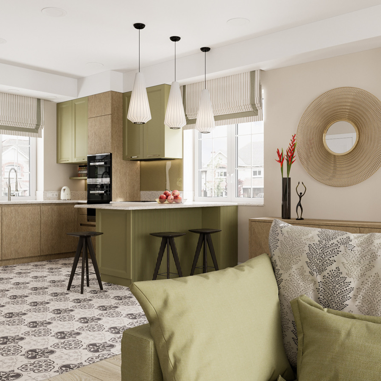 Дуплекс на Ленинградском шоссе, 154². Дизайн интерьера домов и квартир в Москве