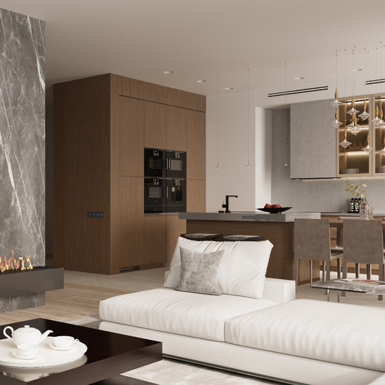 Загородный дом в Подмосковье, 380 м²