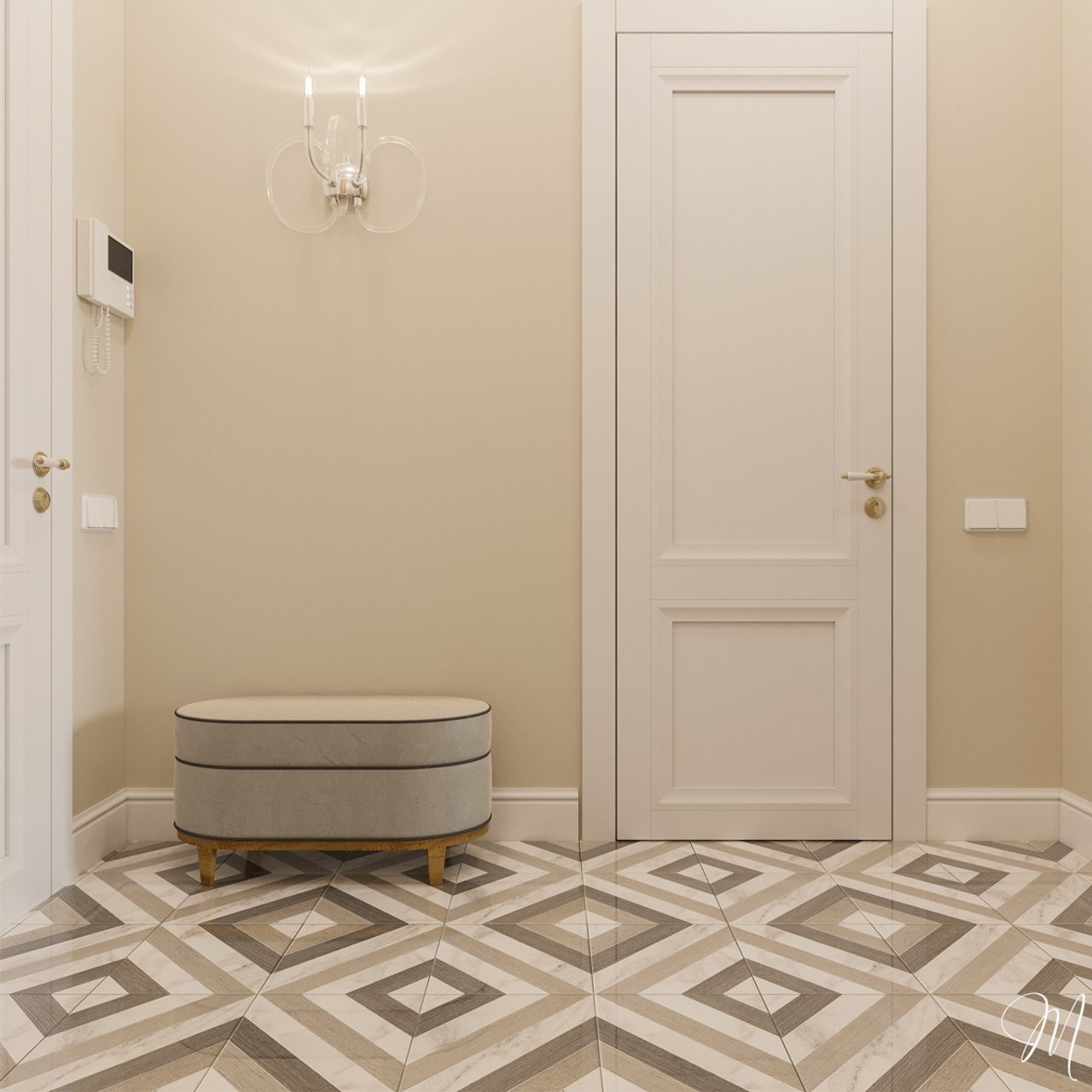 Квартира на Фрунзенской набережной, 56 м². Дизайн интерьера домов и квартир в Москве