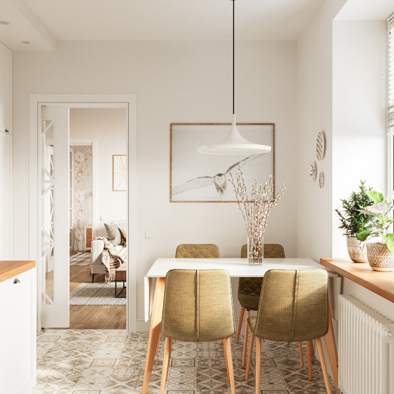 Квартира в Новой Москве, 52 м². Дизайн интерьера домов и квартир в Москве