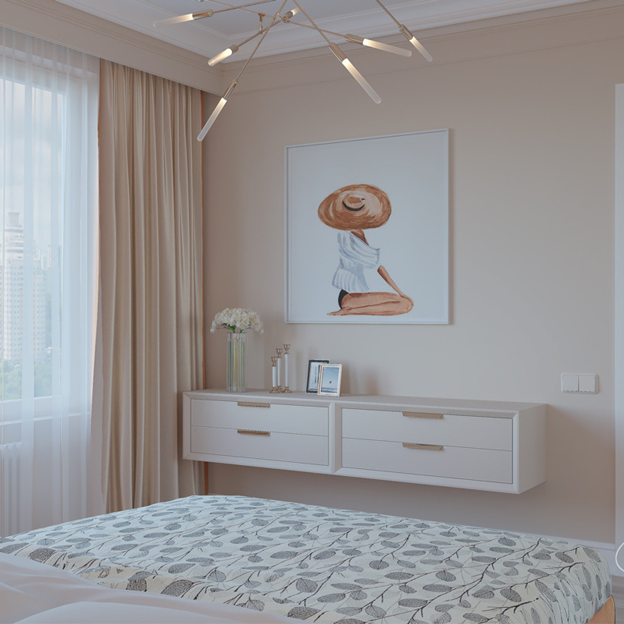 Квартира на Фрунзенской набережной, 56 м². Дизайн интерьера домов и квартир в Москве