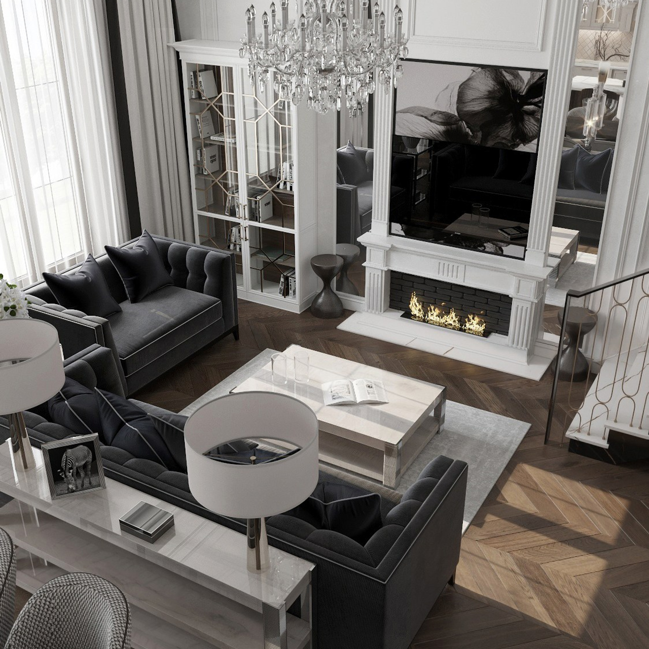 Гостиная. Частный дом, г. Пятигорск