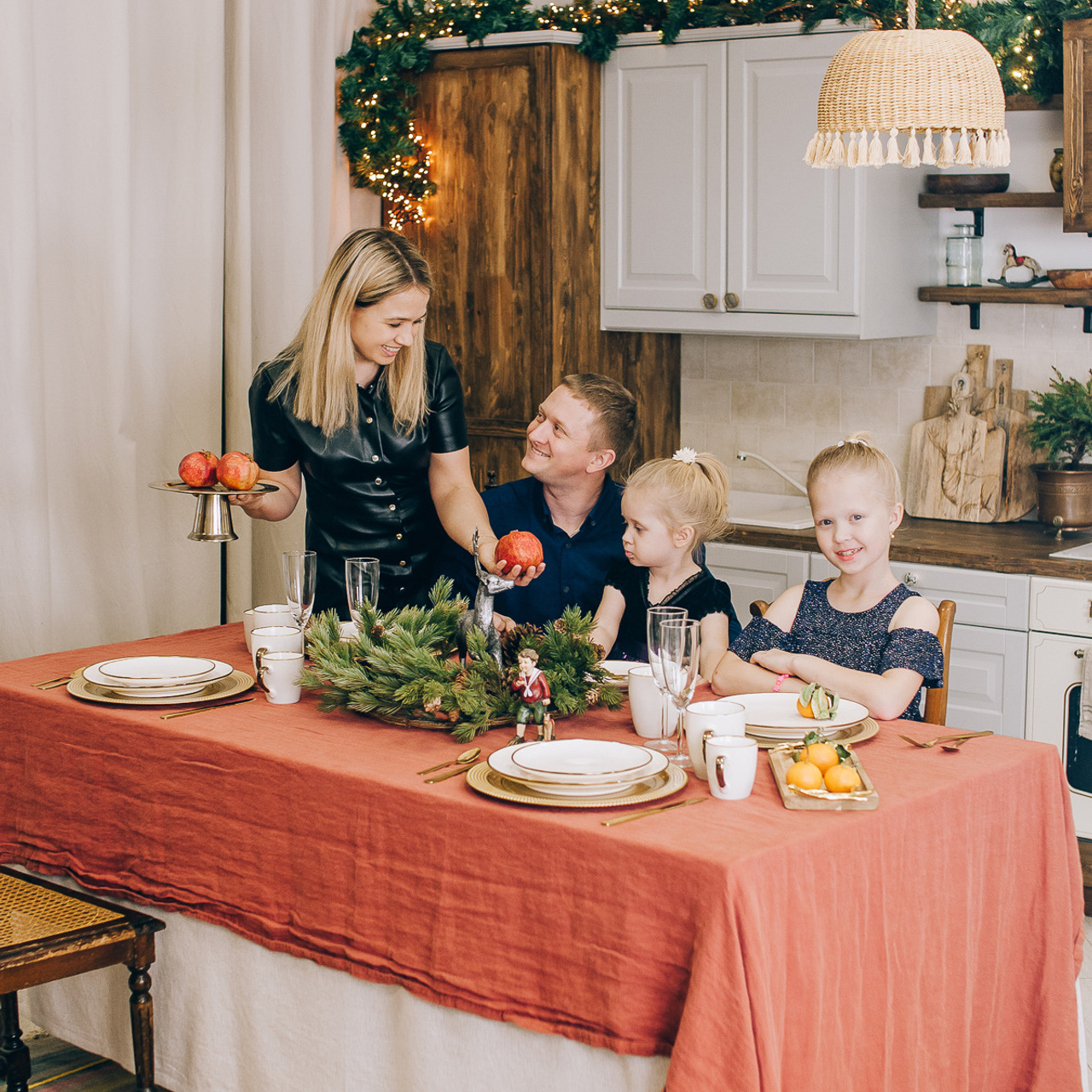 New Year_Саша, Аня и дети