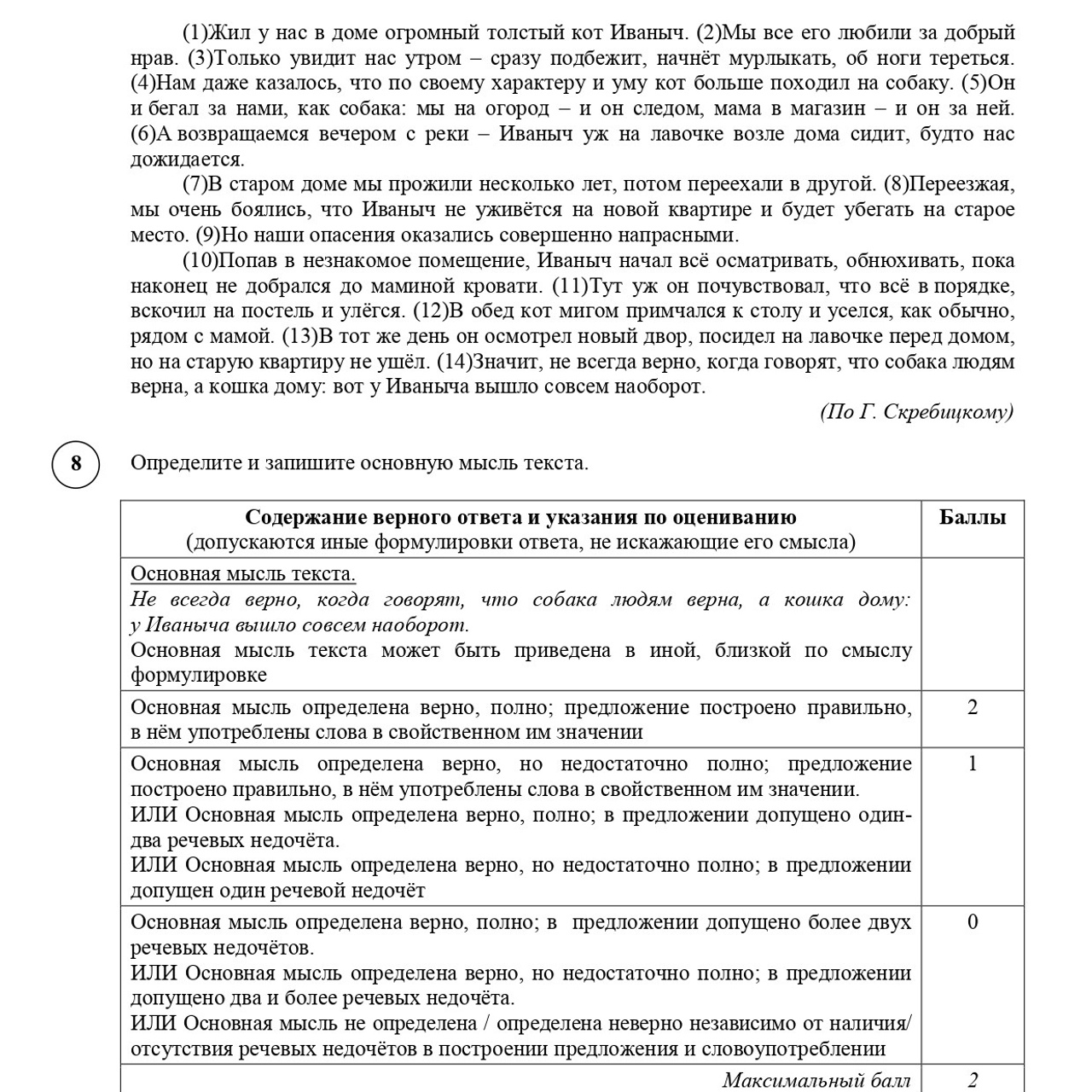 5 класс 2 вариант