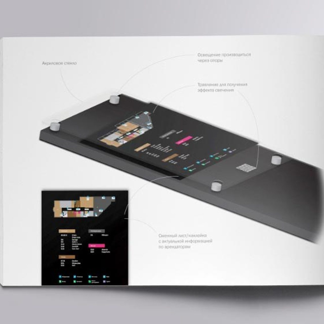 Две дизайн-концепции для ТЦ «Акварель»