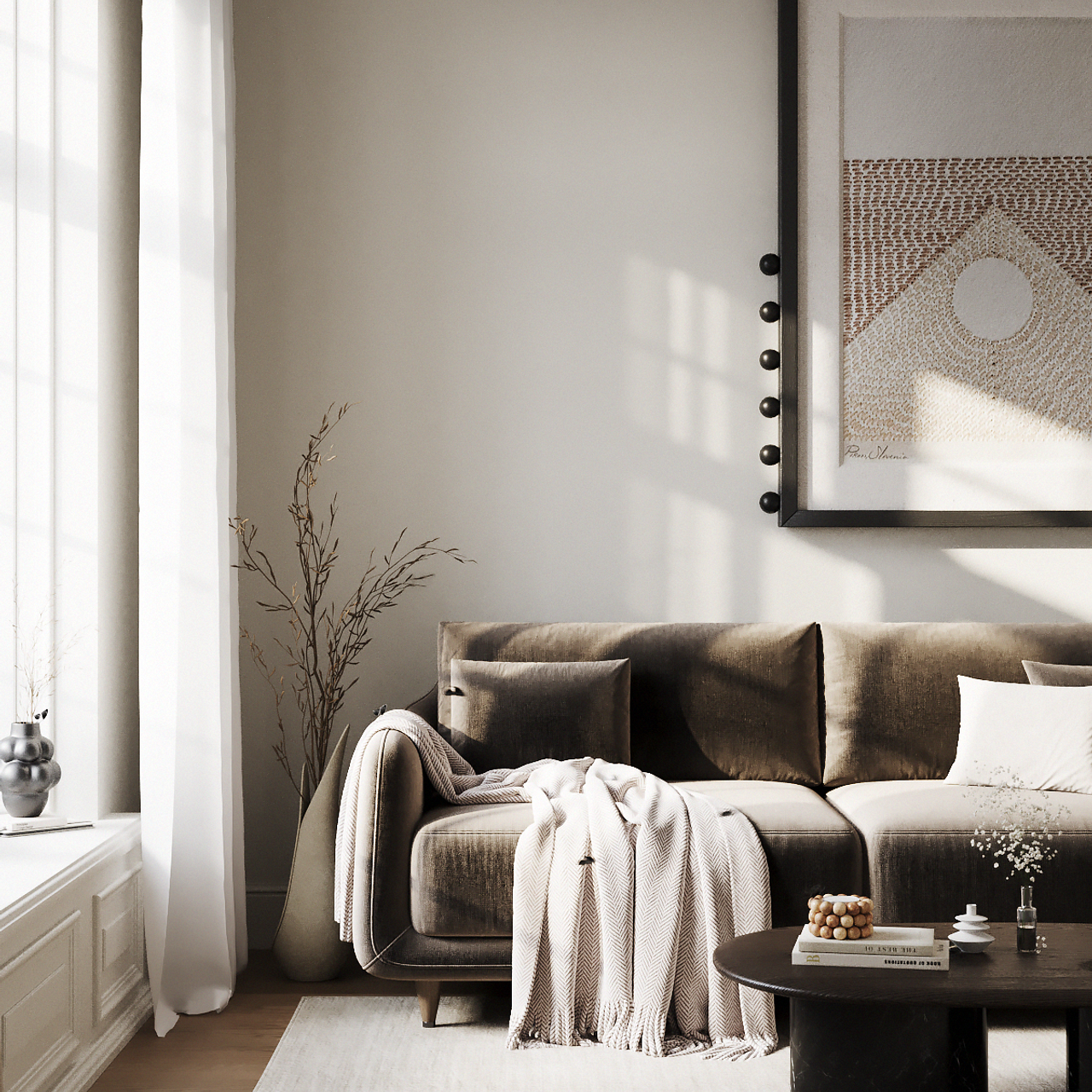 3d visualization | Living room_A5_2024