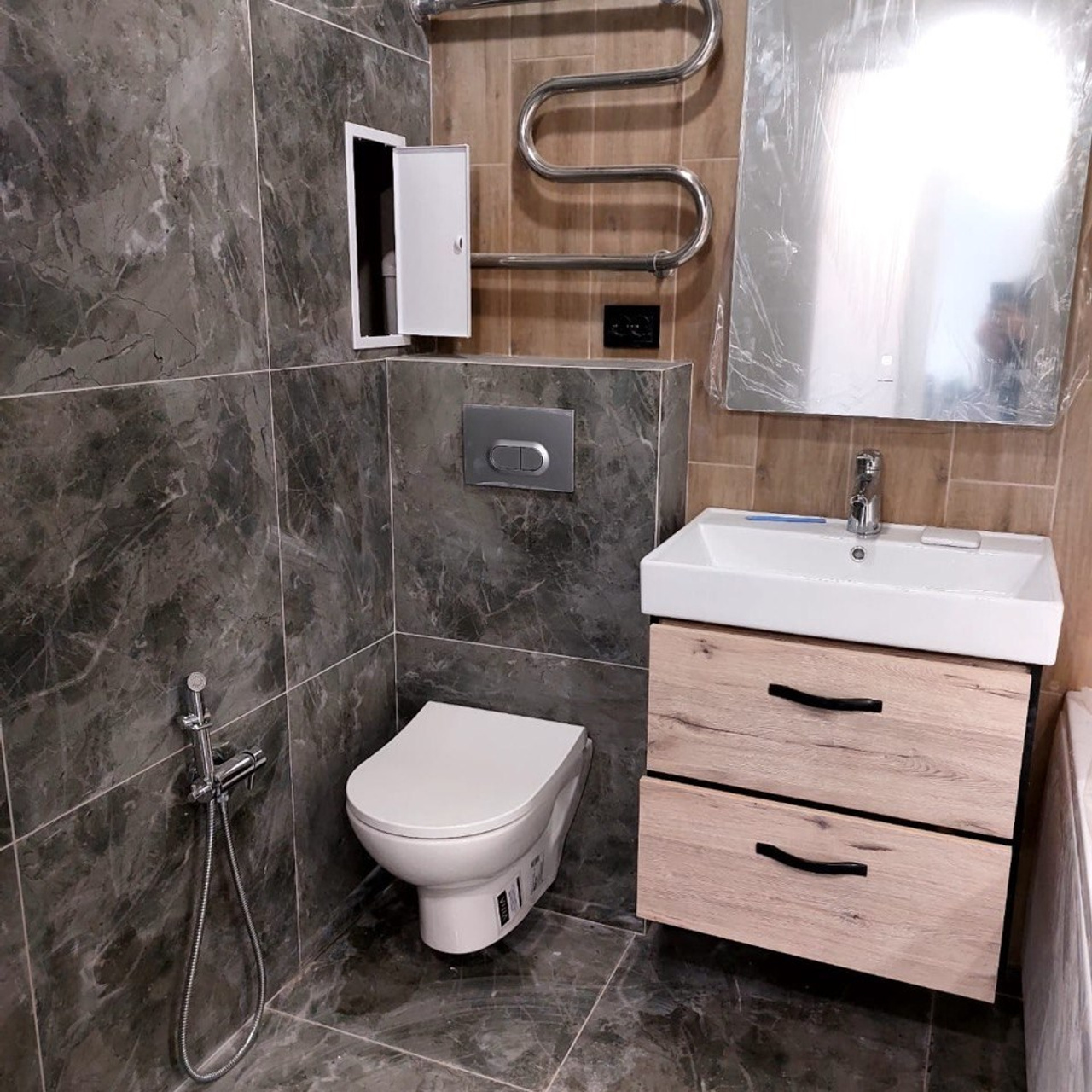 Ванная комната (ул. Натана Рахлина д. 15/1)