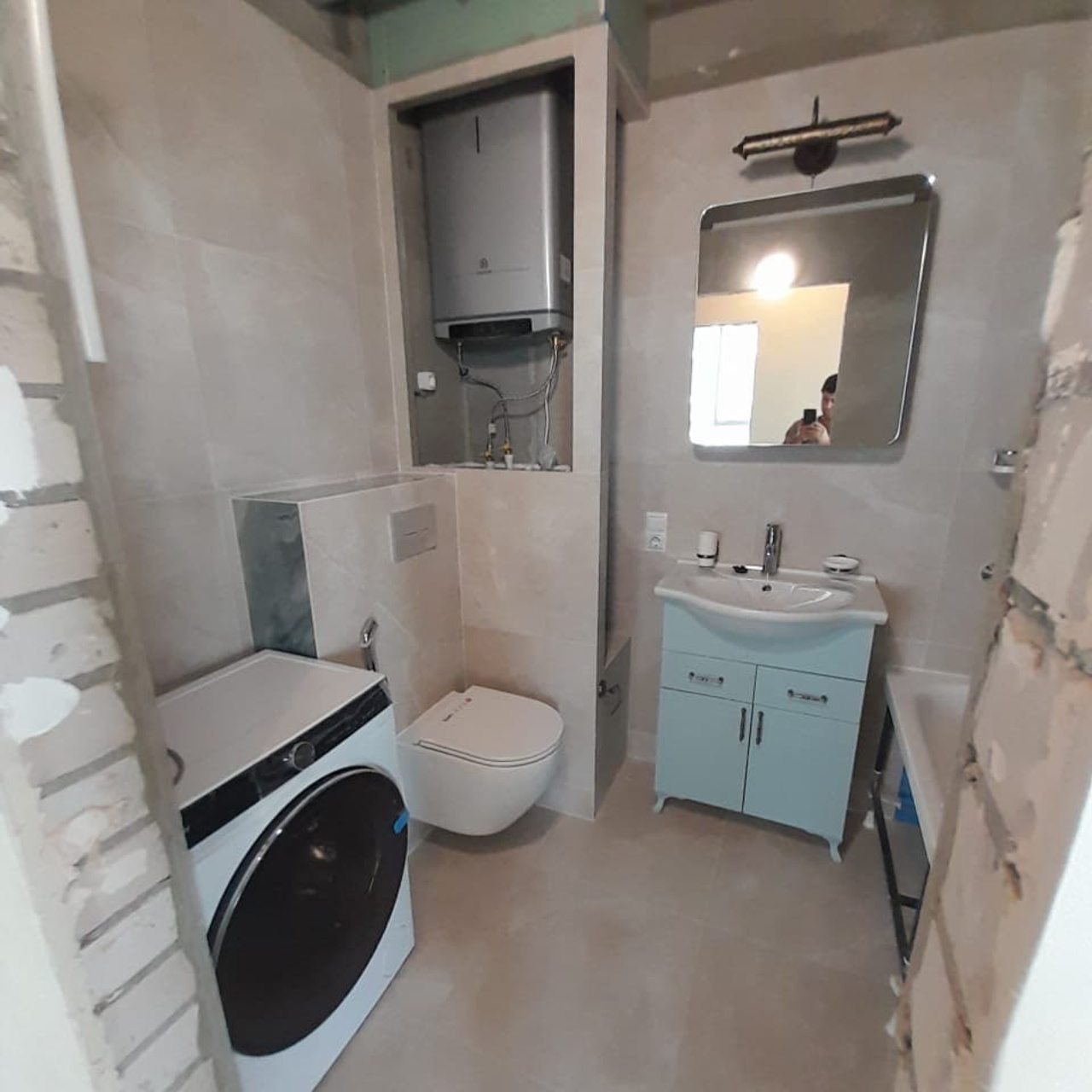 Ванная комната (ул. Михаила Миля д. 9)