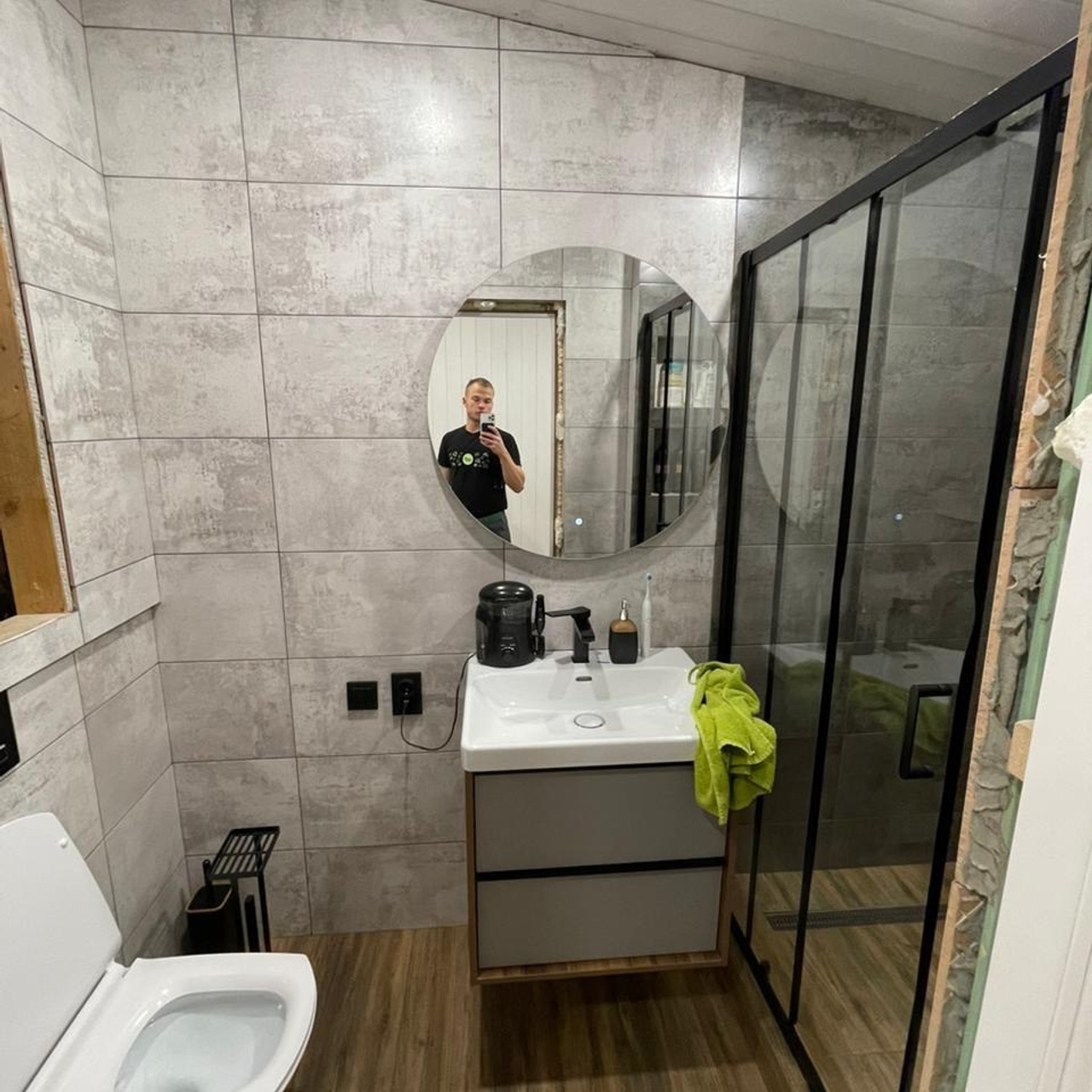 Ванная комната (с. Лесные Моркваши ул. Береговая д. 11)