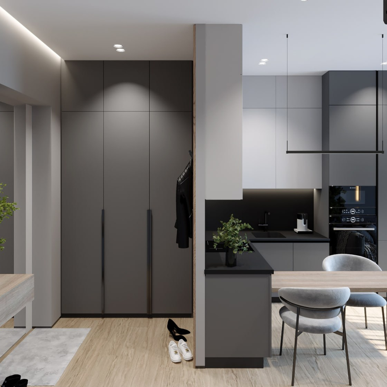 Дизайн-проект квартиры общей площадью 35 кв.м в Москве