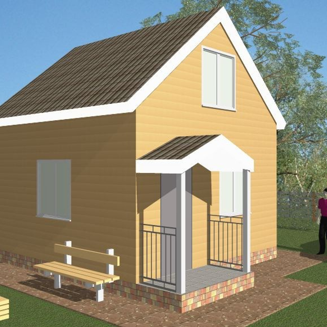 Проект «Канарейка» (47 м²)