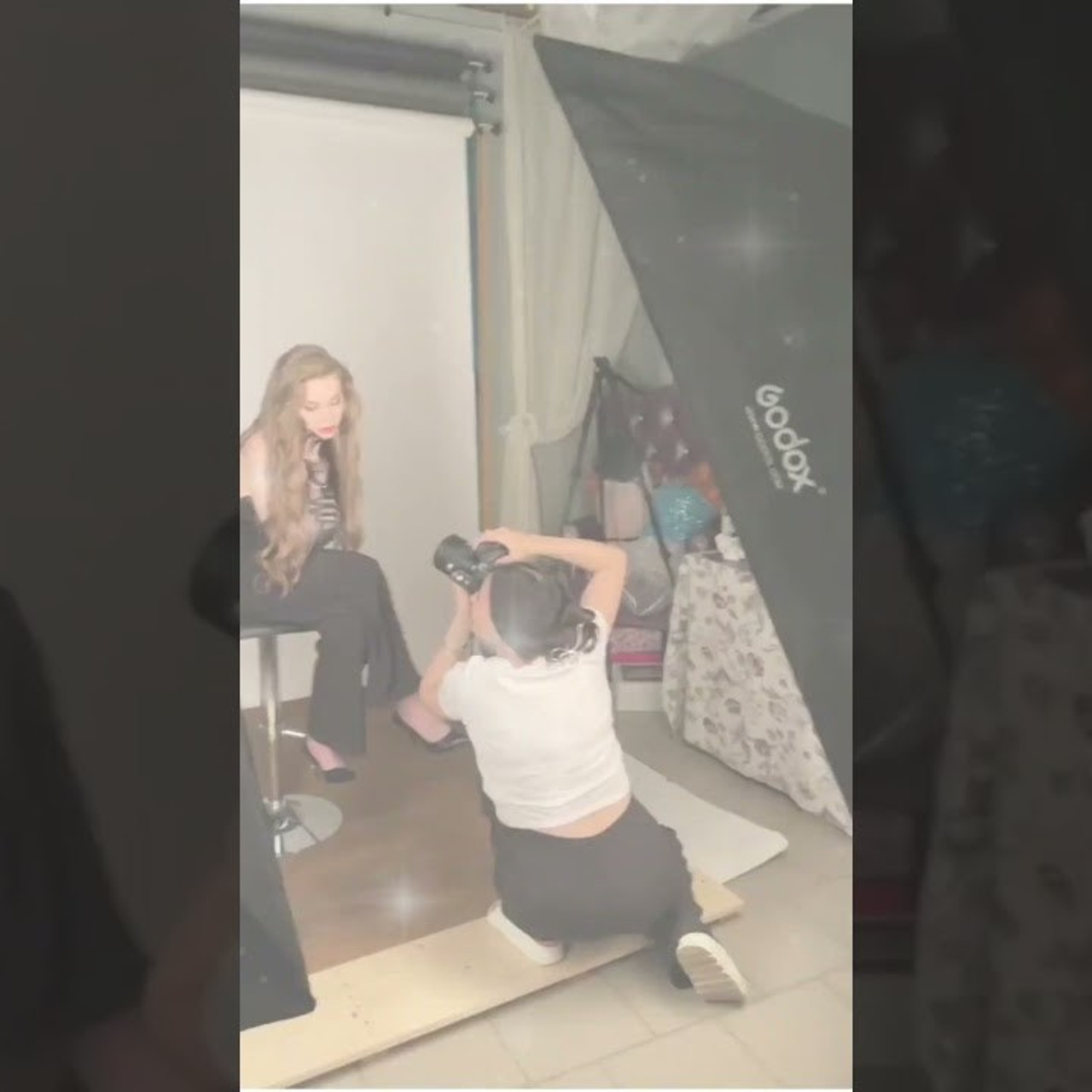 Бекстейдж с Вероникой.