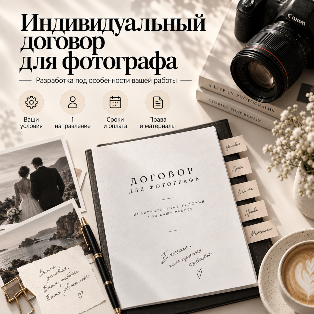 Индивидуальный договор для фотографа
