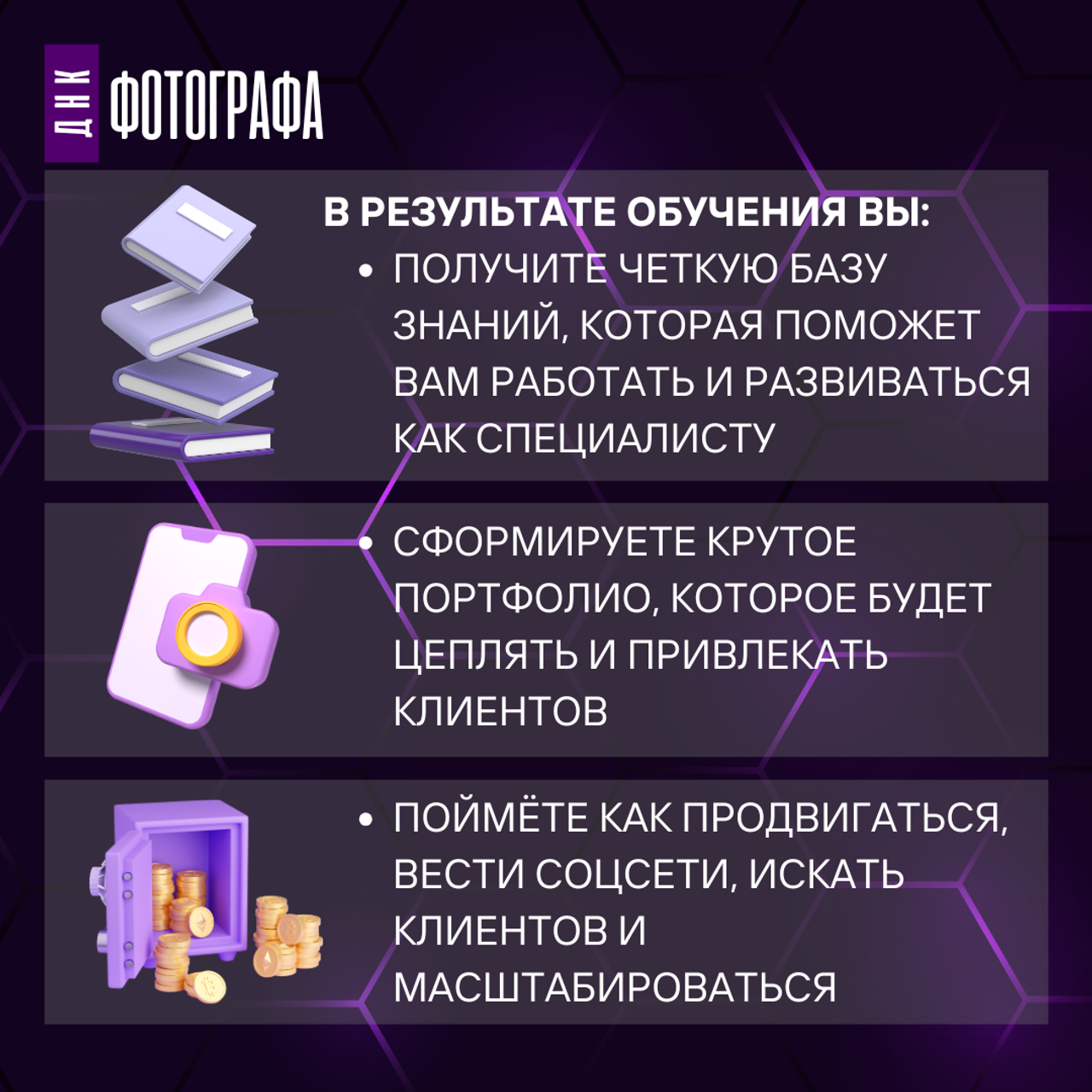 Консультационная услуга онлайн курс ДНК ФОТОГРАФА