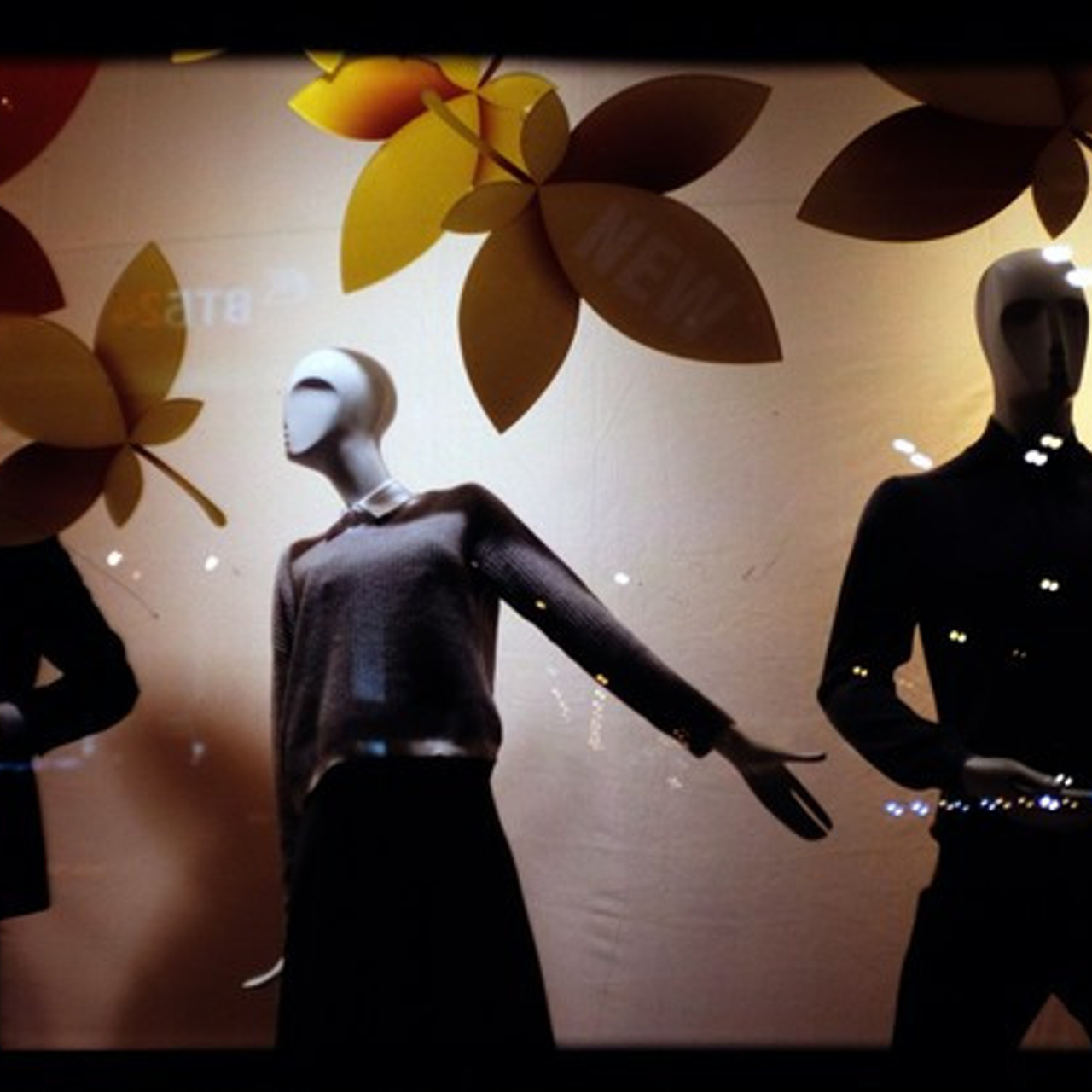 Тверская. Серия снимков снятых на пленочный слайд