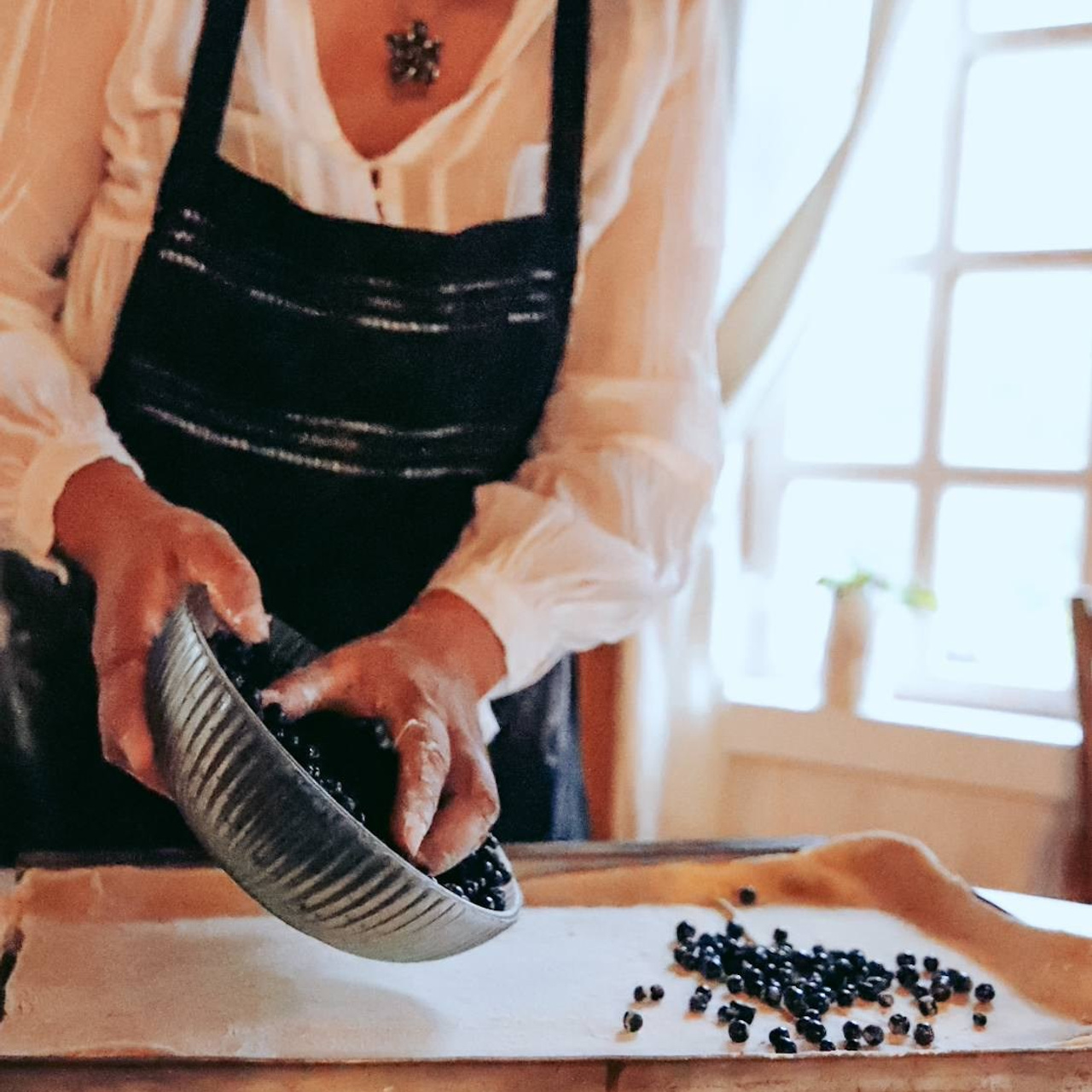 Черничный пирог