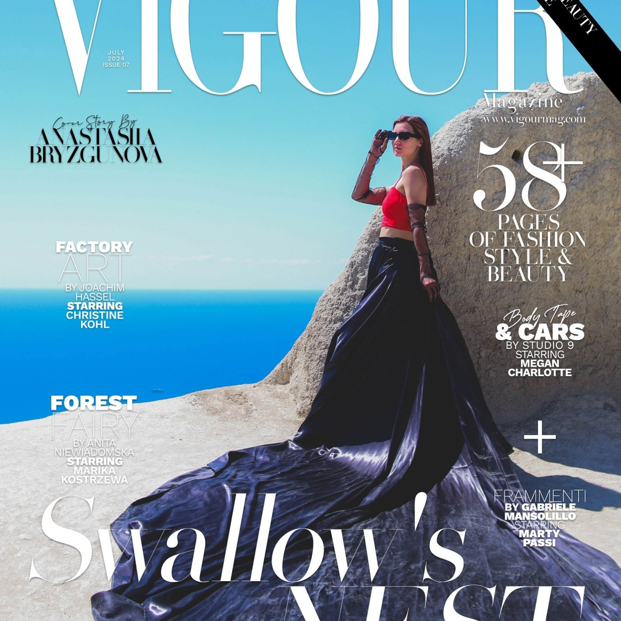 Публикации в глянцевых европейских журналах. Фотограф в Сургуте Брызгунова Анастасия