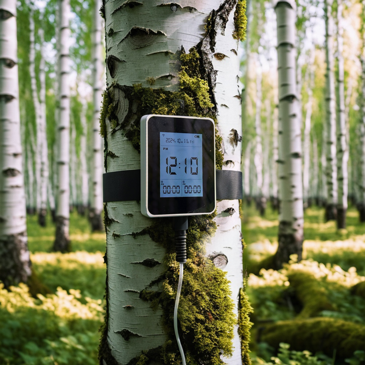 Дыхание берез #100: Аудио-визуальная инсталляция