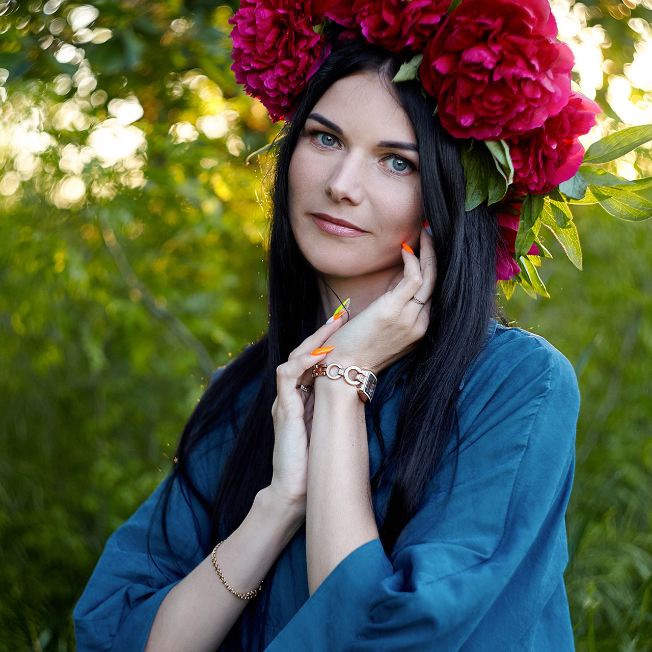 «Оксана и пионы»