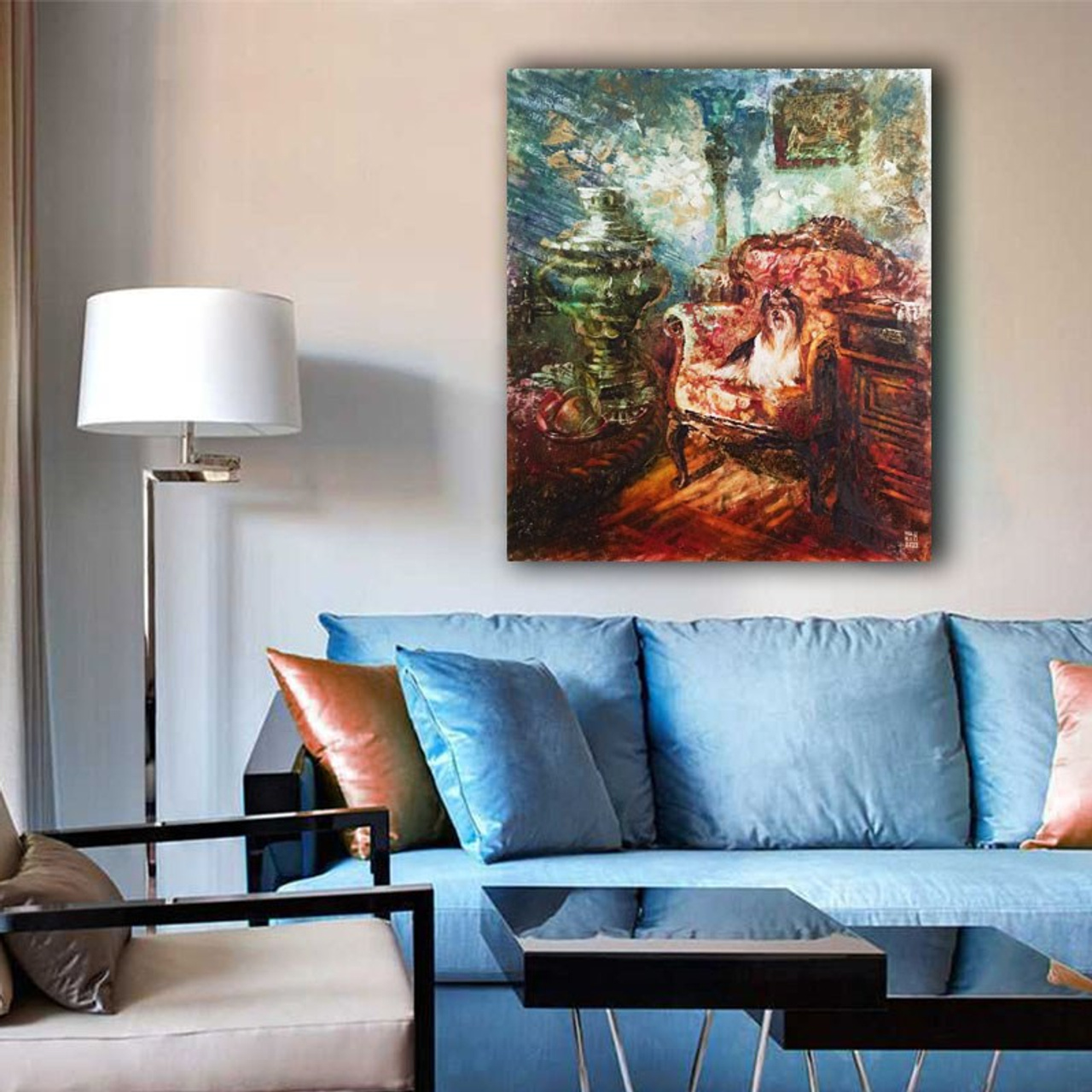 «Купеческий интерьер». Художник Марина Новосельская