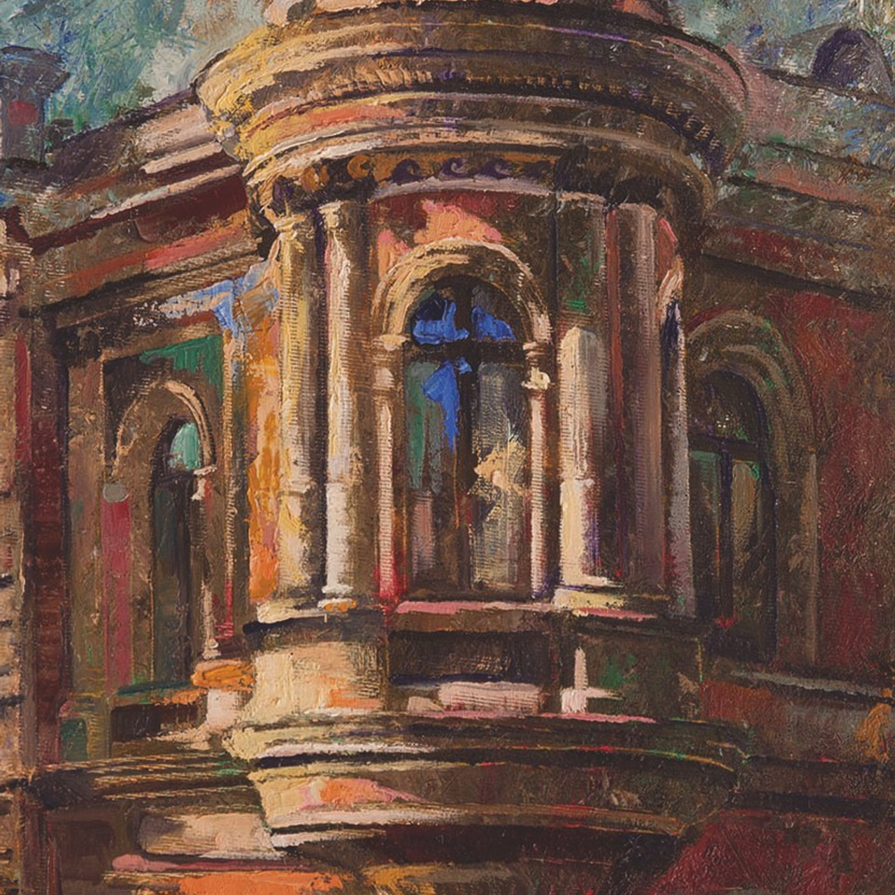 «Доходный дом купца Н. А. Бугрова». Художник Марина Новосельская