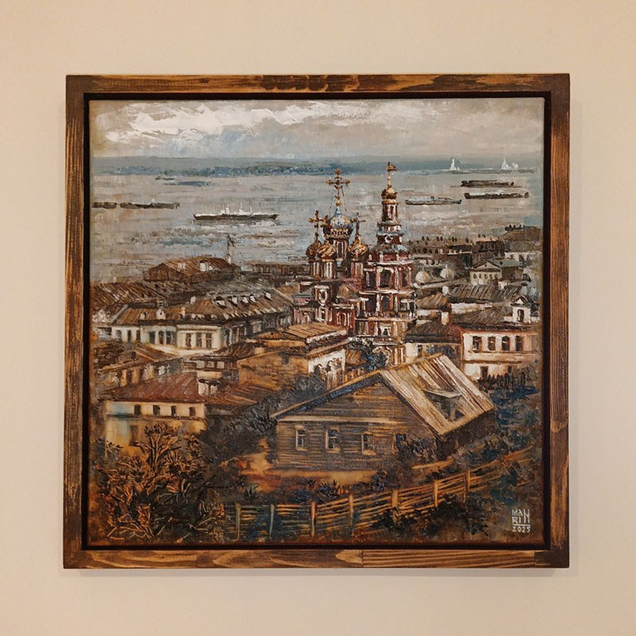 «Вид на Рождественскую церковь». Художник Марина Новосельская