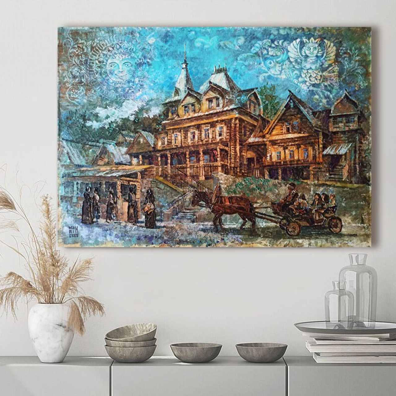 «Город мастеров. Городец». Художник Марина Новосельская