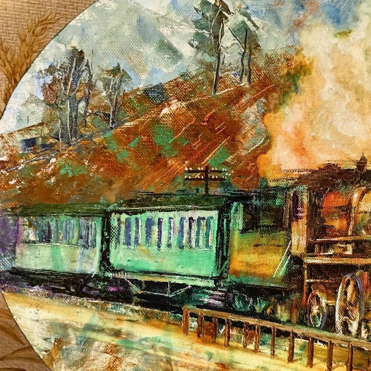 «Пассажирский состав на Арзамас». Художник Марина Новосельская