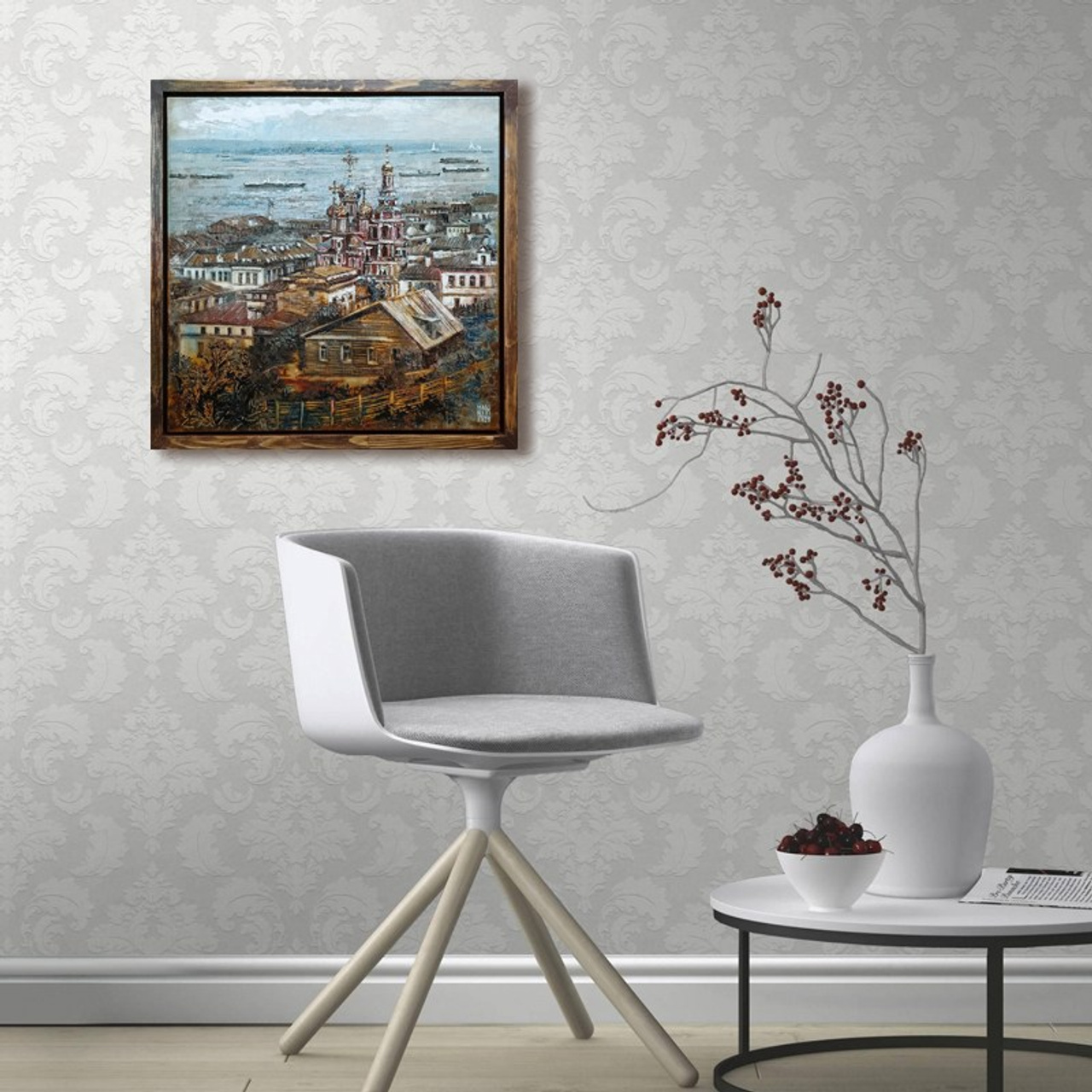 «Вид на Рождественскую церковь». Художник Марина Новосельская