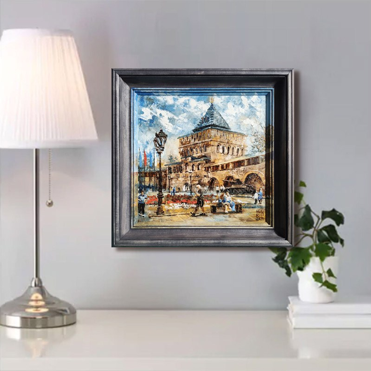 «Прогулка по кремлю». Нижний Новгород. Художник Марина Новосельская