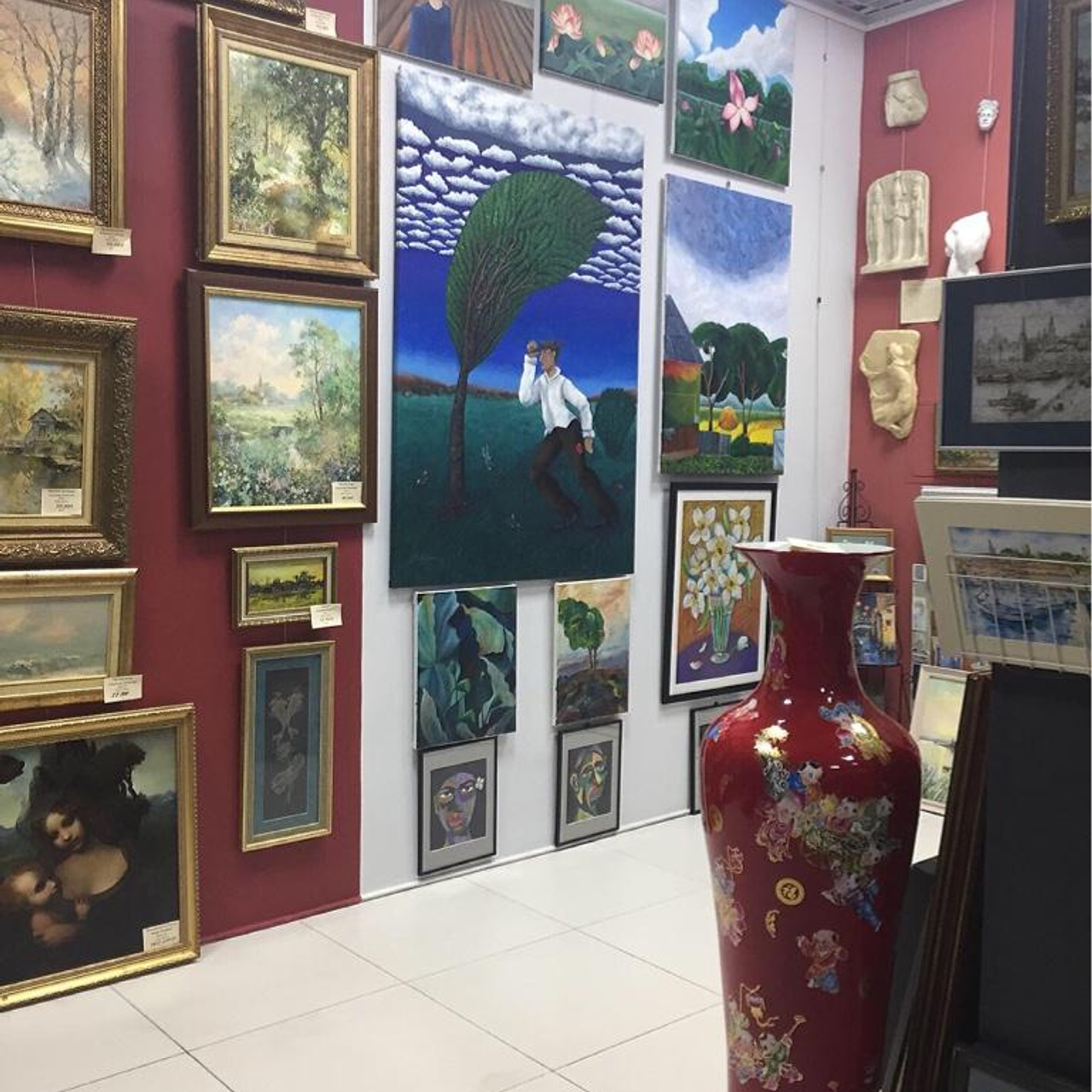 Paintings in Prima Gallery. Artist Maria Ansh