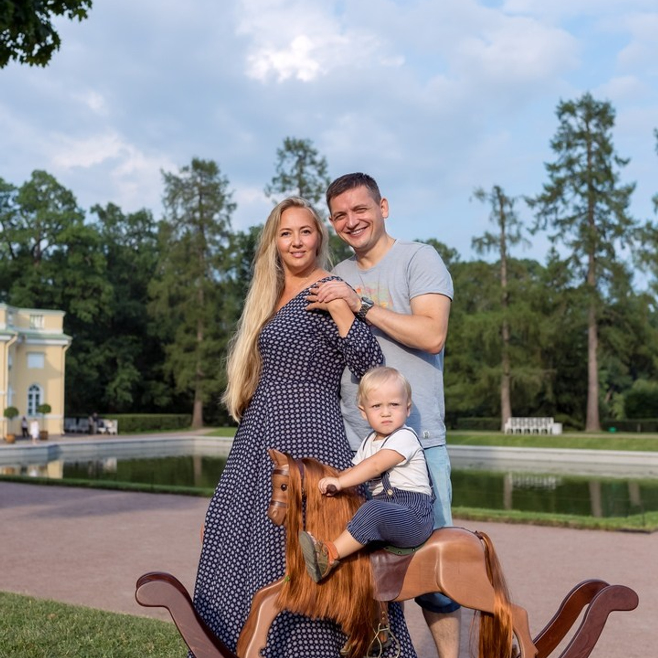 Семейная фотосессия в Екатерининском парке, Пушкин