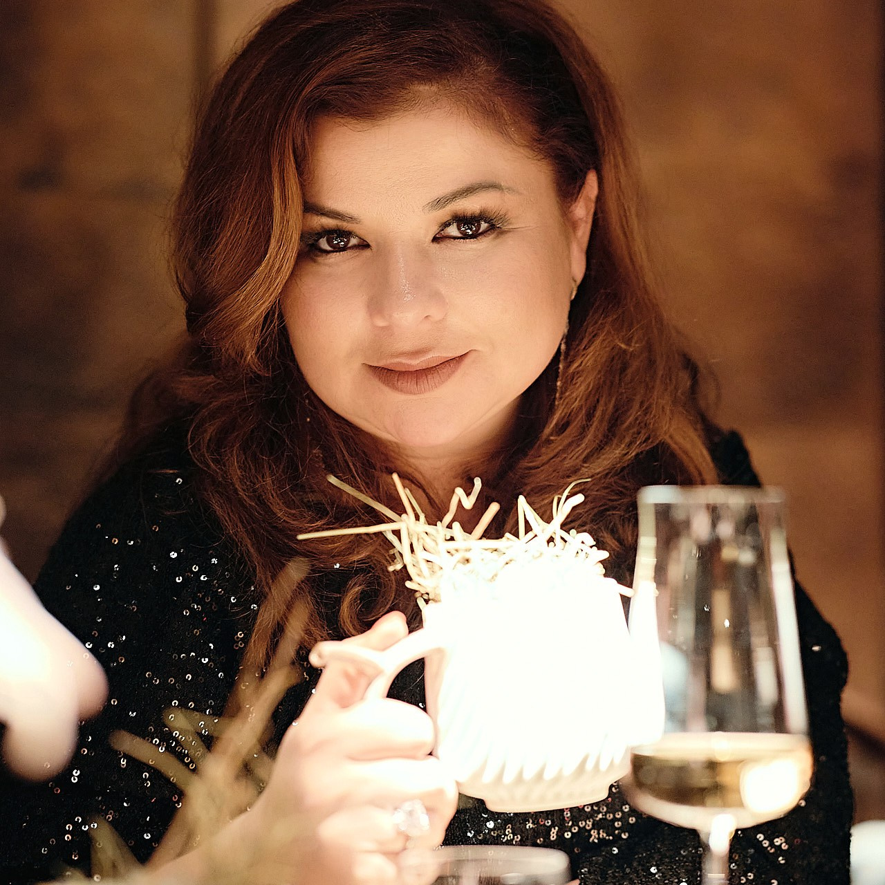 День рождения Ксении Бородиной. Роза Хутор, 8 марта 2023 г. Фотограф Григорий Сотников