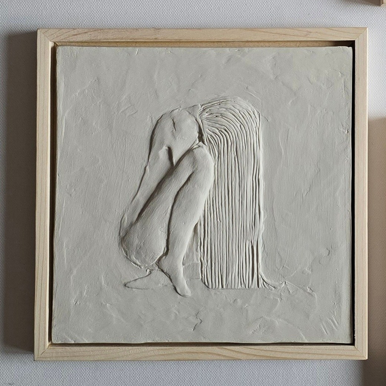 Она. Авторские скульптурные панно на заказ | Художник-скульптор ᒪᗩ•ᕲᑌШᗩ (ВЛада)