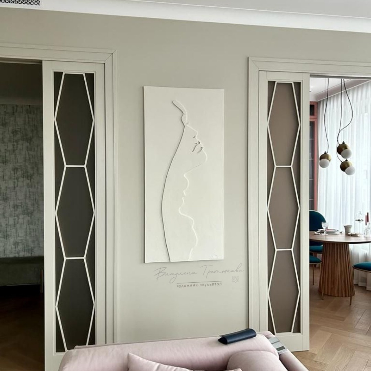 Двое. Авторские скульптурные панно на заказ | Художник-скульптор ᒪᗩ•ᕲᑌШᗩ (ВЛада)