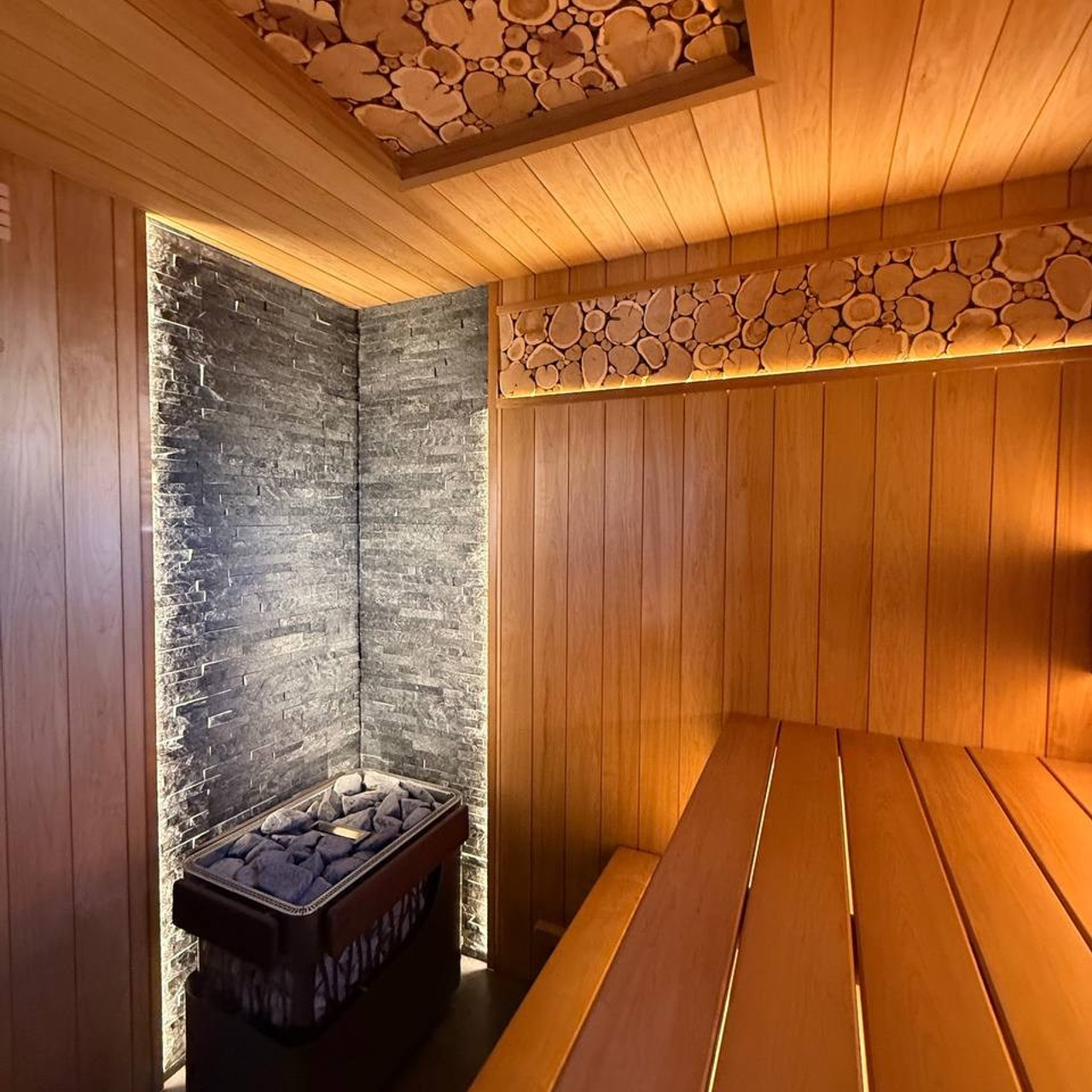 можжевеловое панно сауна