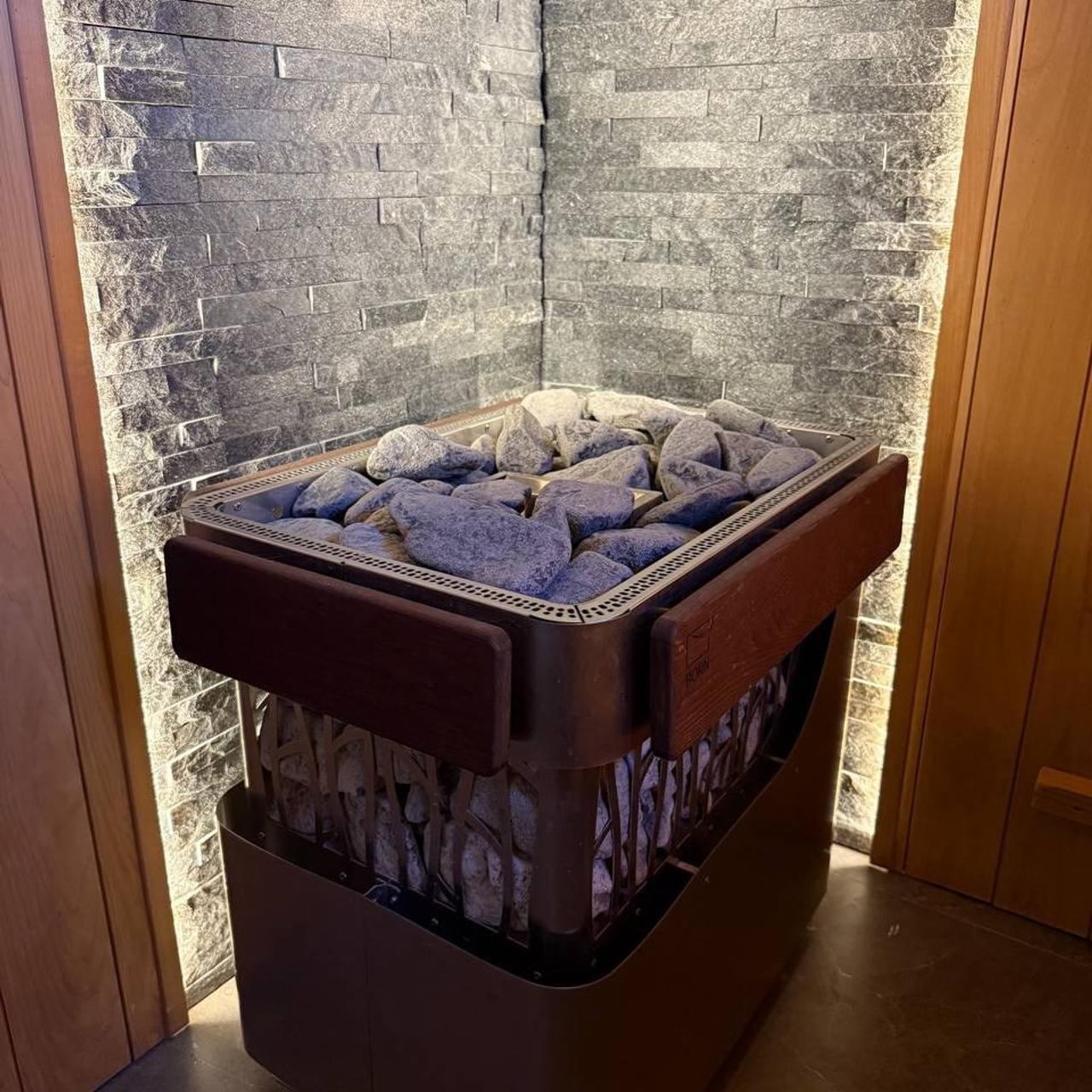 выдвижные полки в сауне