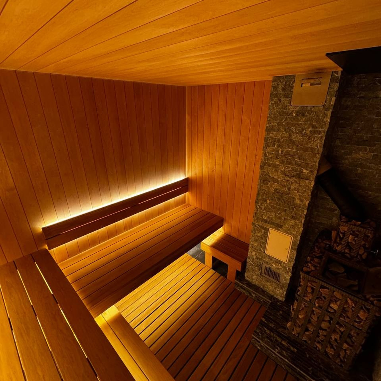 современный дизайн сауны