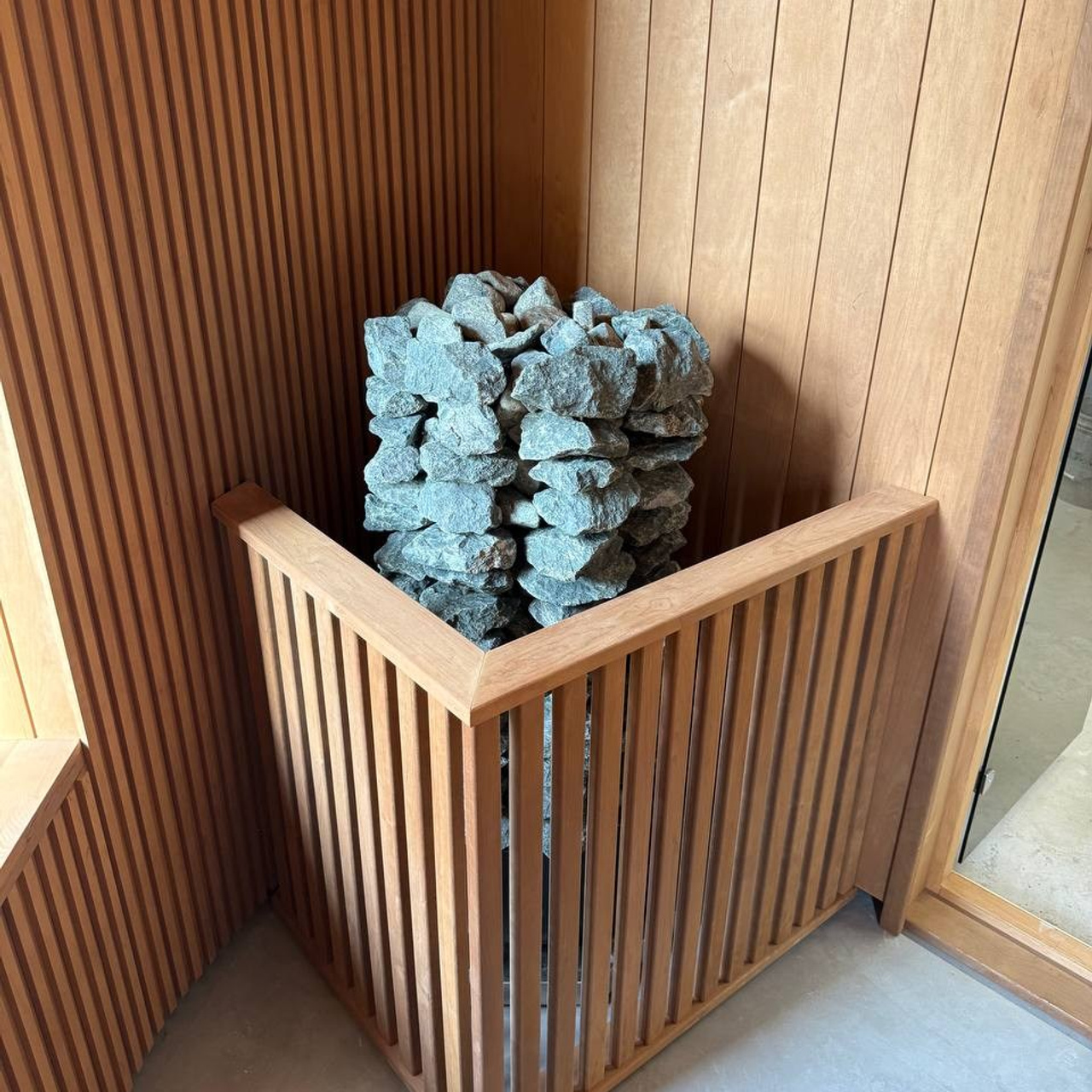 ограждение для печи сауна