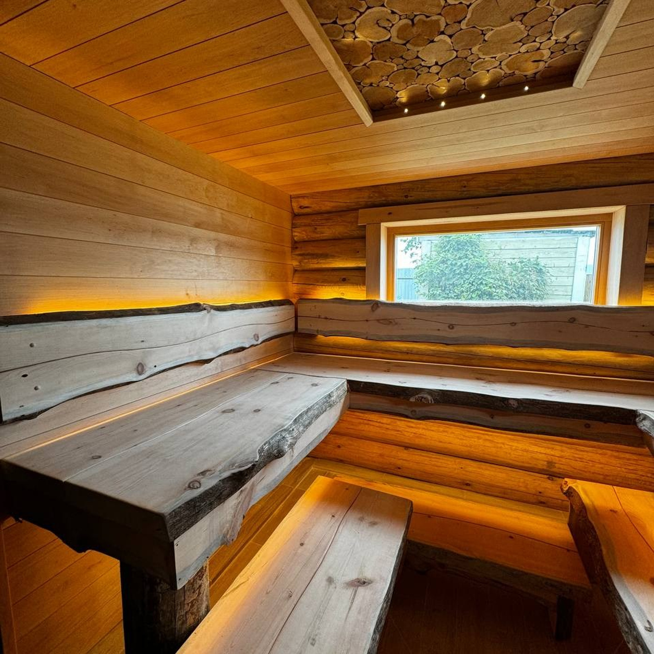 сауна из кело интерьер