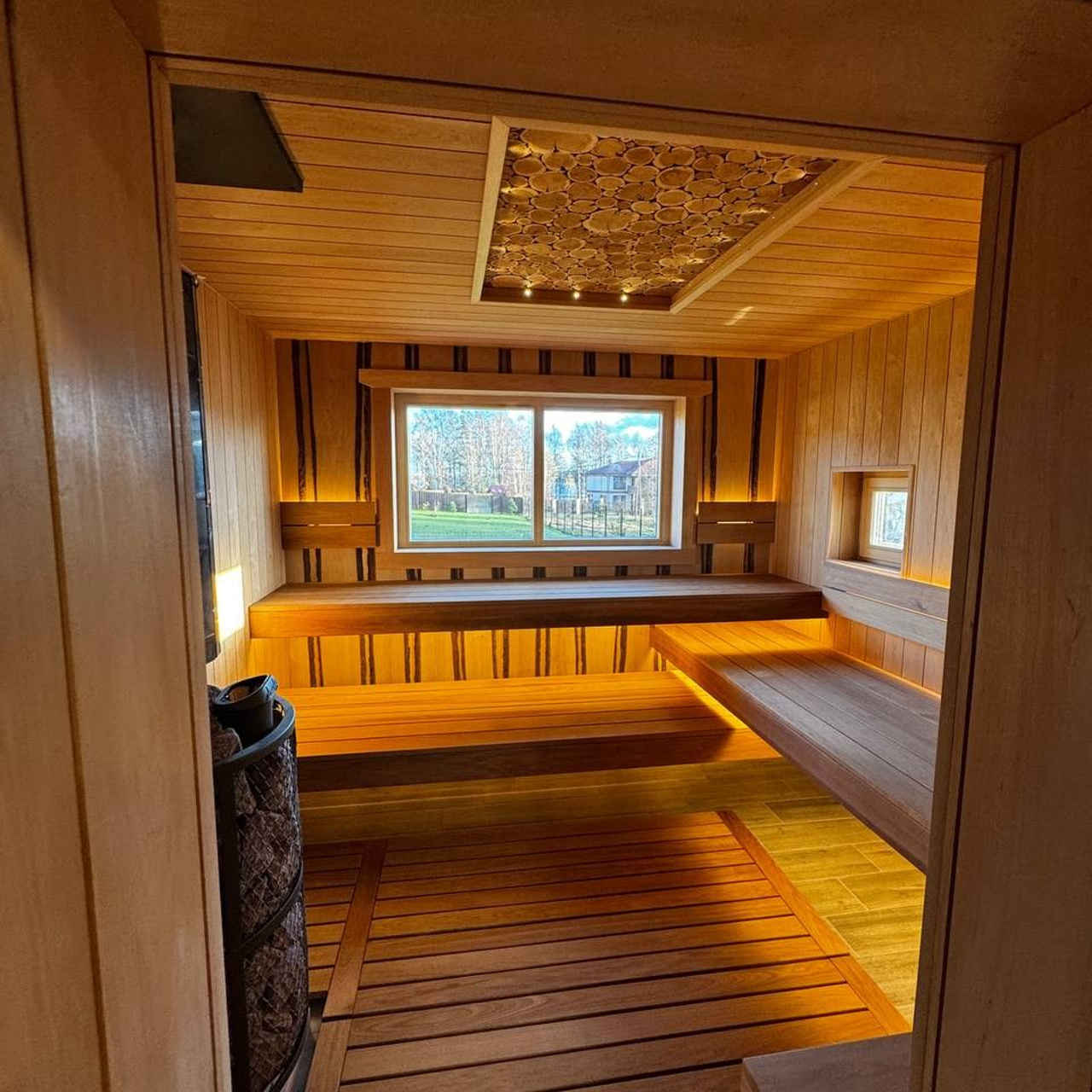 сауна из ольхи и термоосины