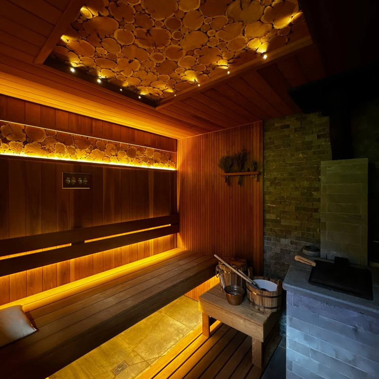 интерьер бани