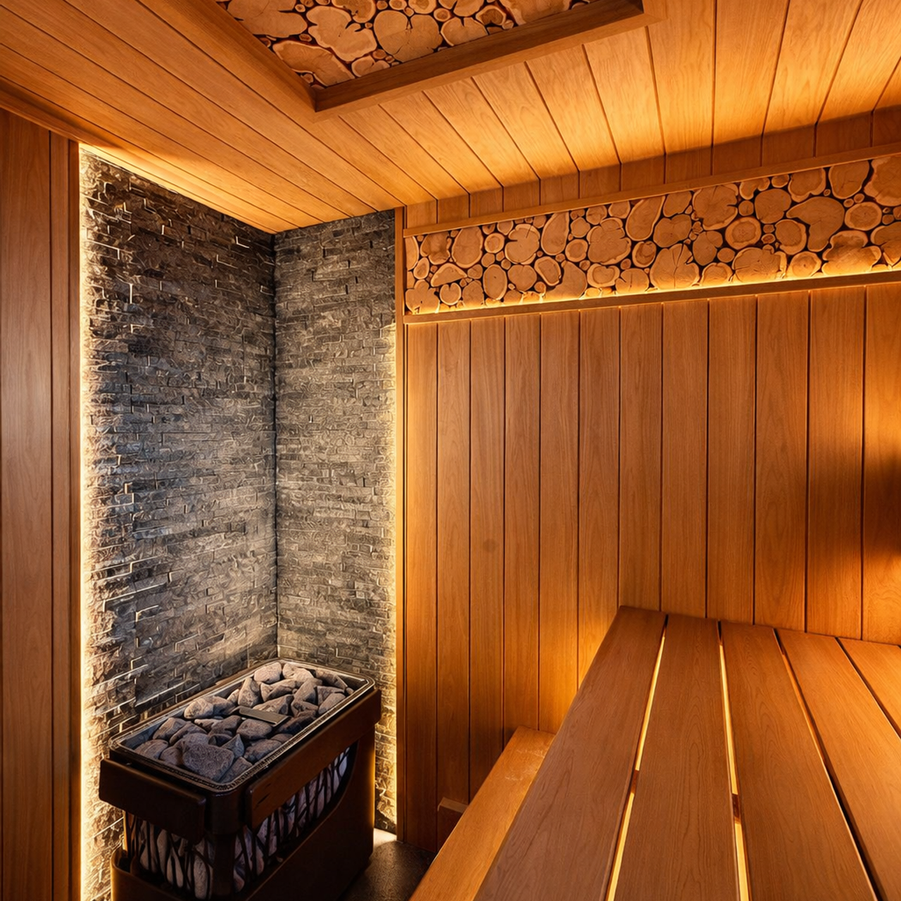 сауна с печью BORN STONE