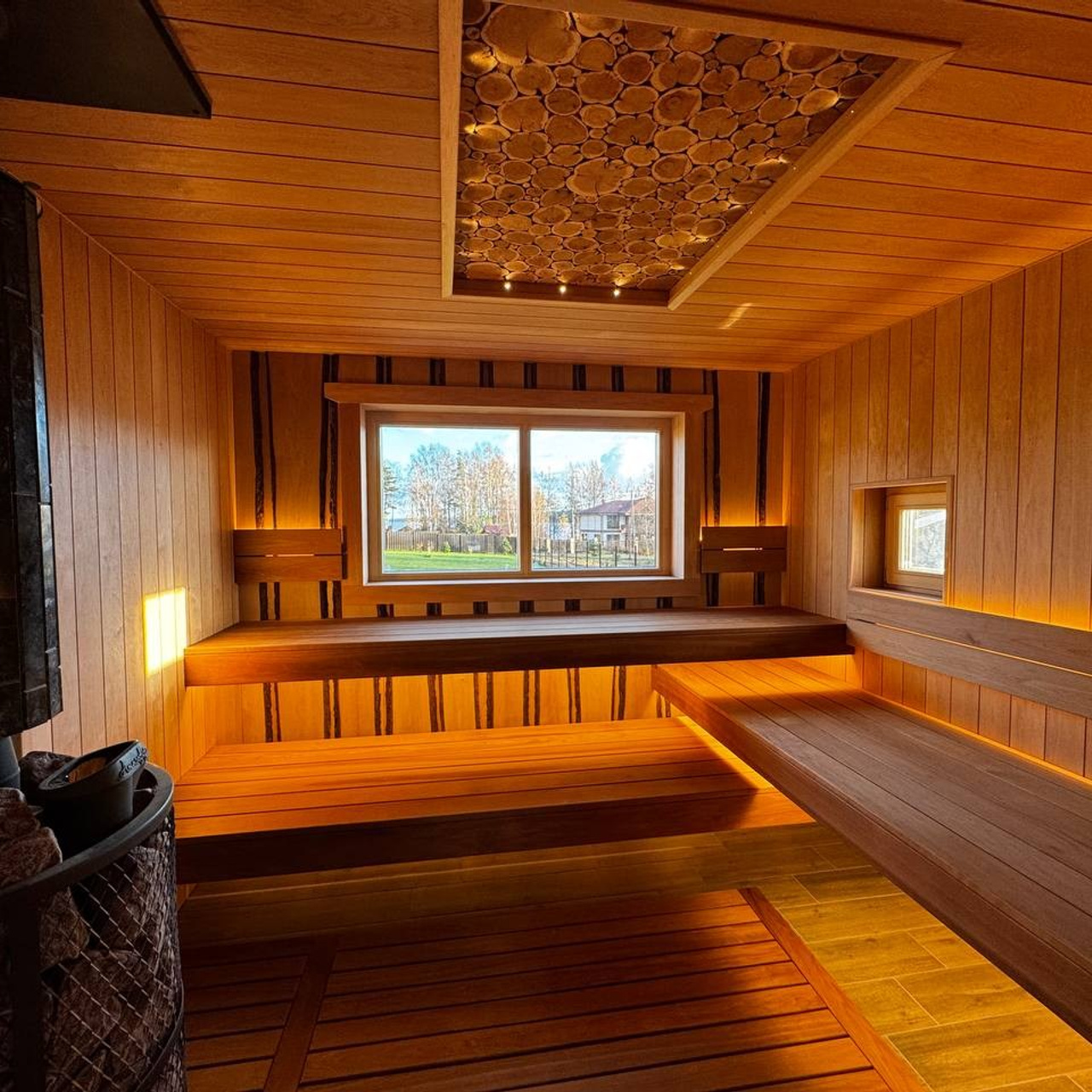 слэбы из ольхи с корой в бане