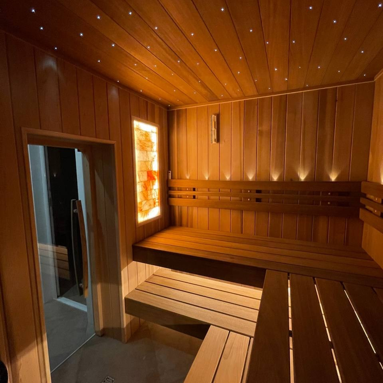 панно из гималайской соли в парной СПб